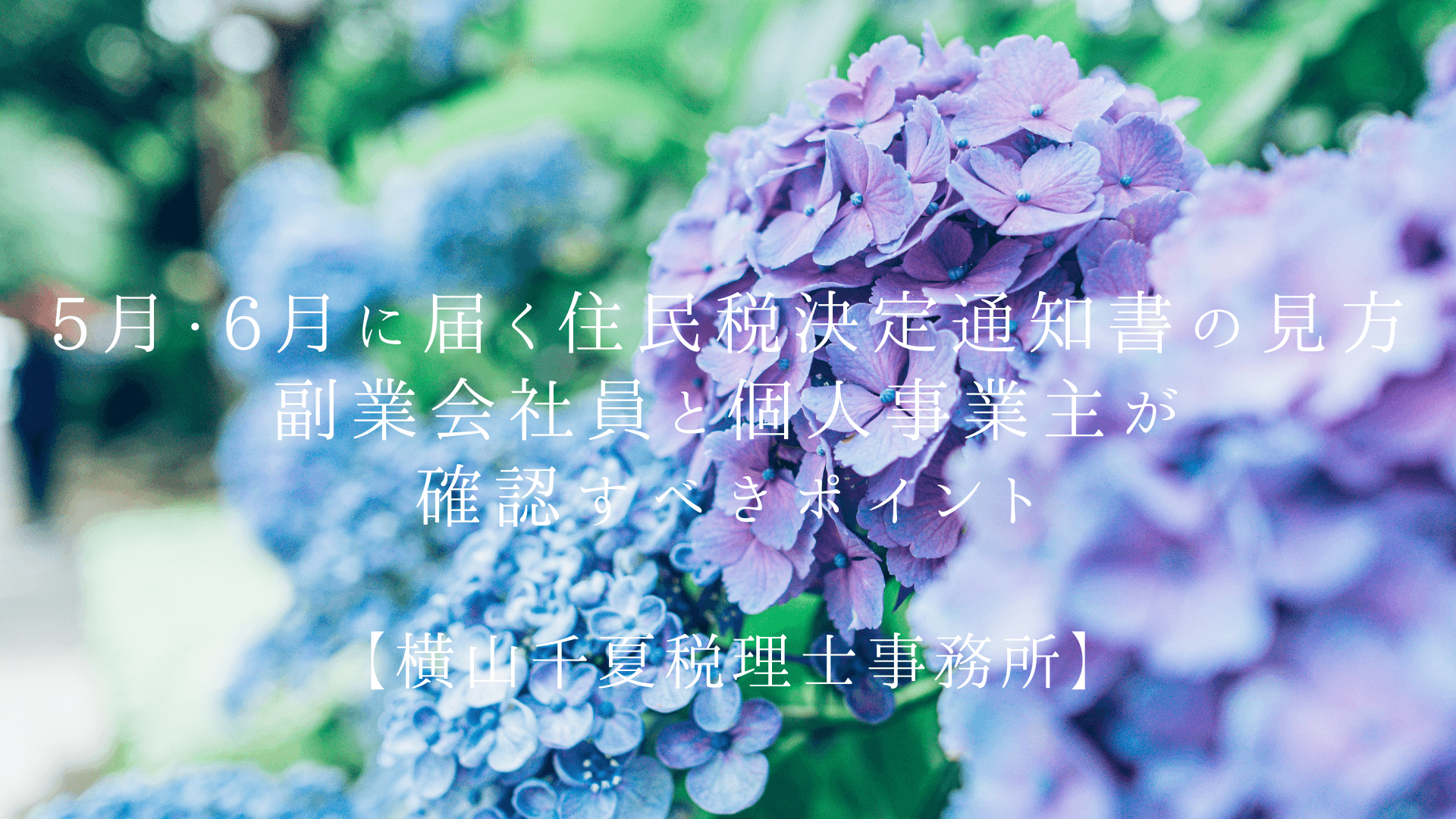 5月・6月に届く住民税決定通知書の見方|副業会社員と個人事業主が確認すべきポイント